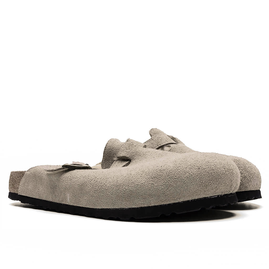 Boston Shearling Suede Leather - Taupe