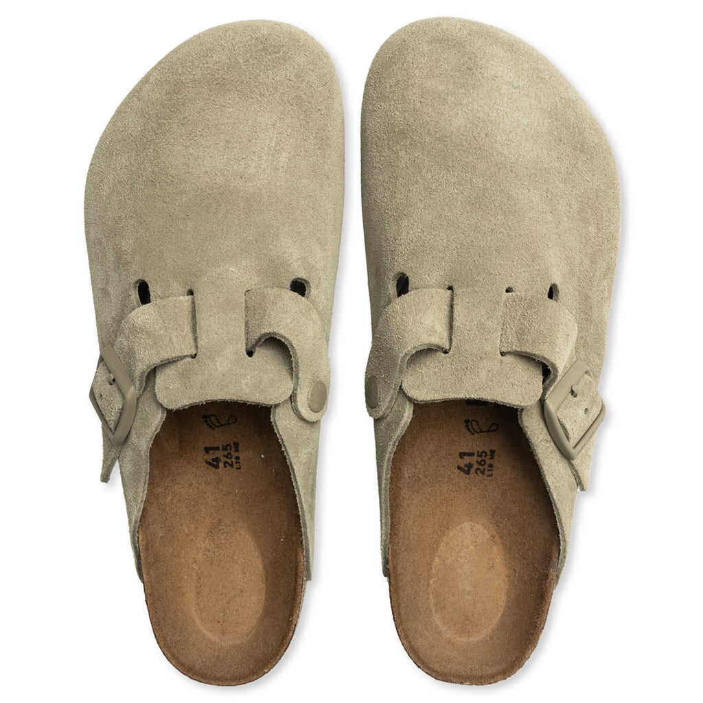 Boston Suede Leather - Faded Khaki