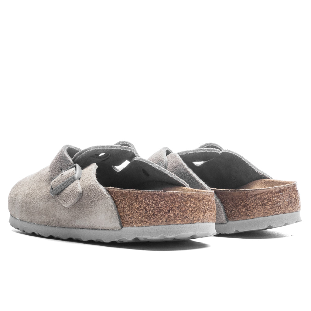 Boston Suede Leather - Stone Coin