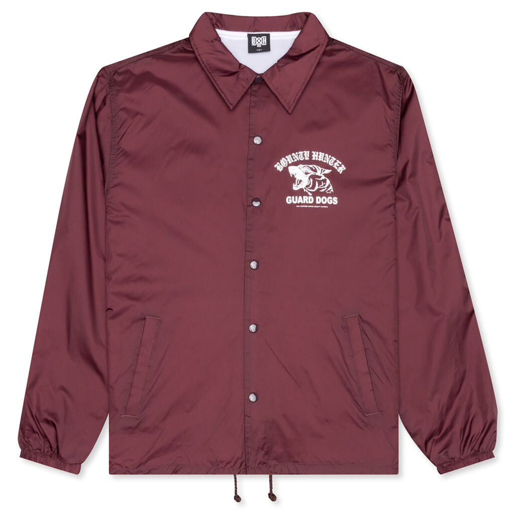 Guard Dogs Coach Jacket - Burgundy