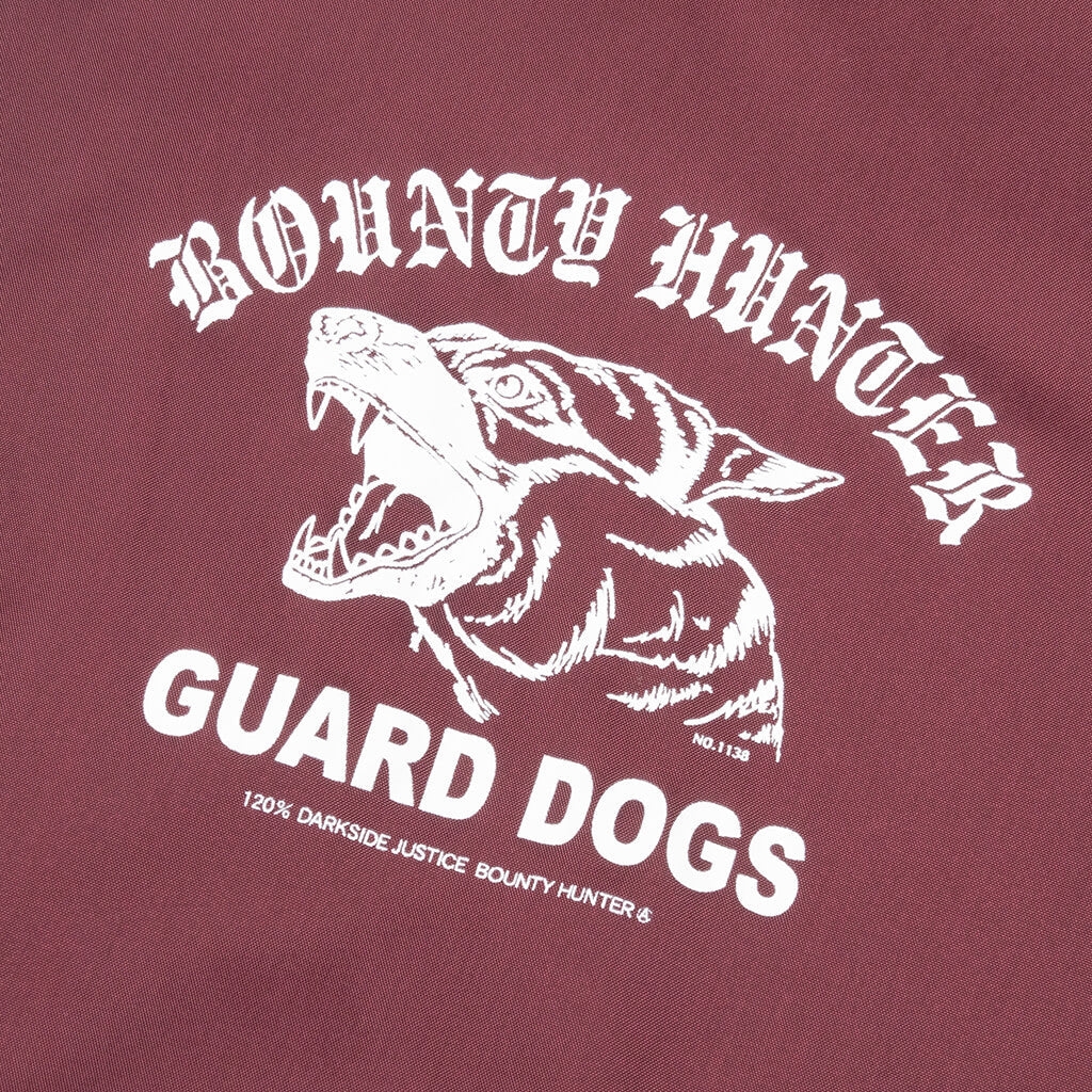 Guard Dogs Coach Jacket - Burgundy