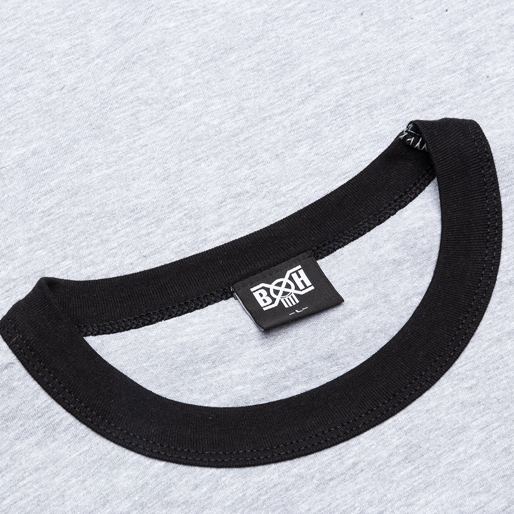 Logo Trim Tee - Grey/Black