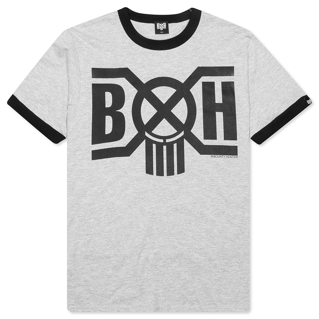 Logo Trim Tee - Grey/Black