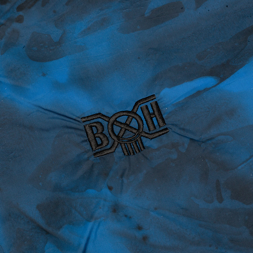 Tie Dye Coach Jacket - Blue/Black