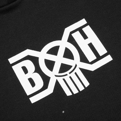 Logo Heavy Weight Pull Over - Black