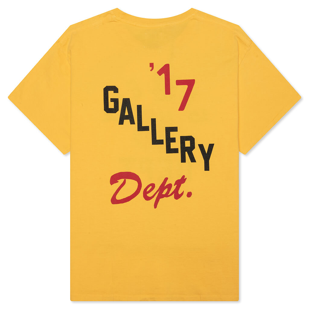 Boxing Merch Tee - Gold Yellow