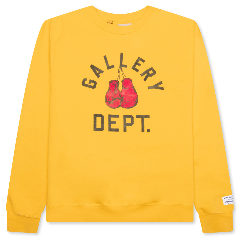 Boxing Merch Tee - Yellow