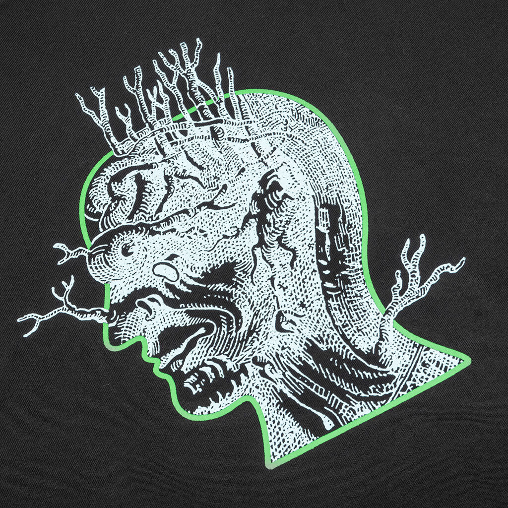 Brain Roots L/S Tee - Black