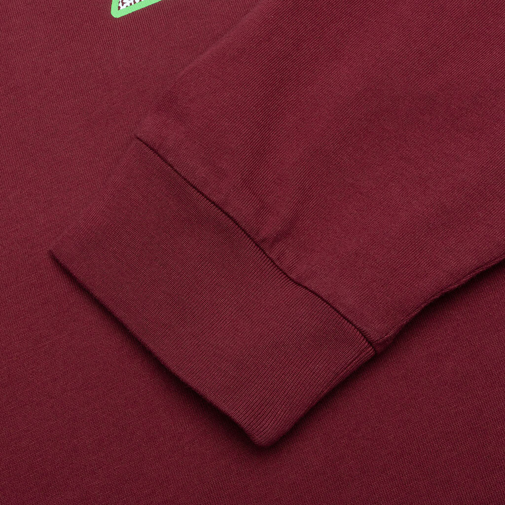 Brain Roots L/S Tee - Maroon