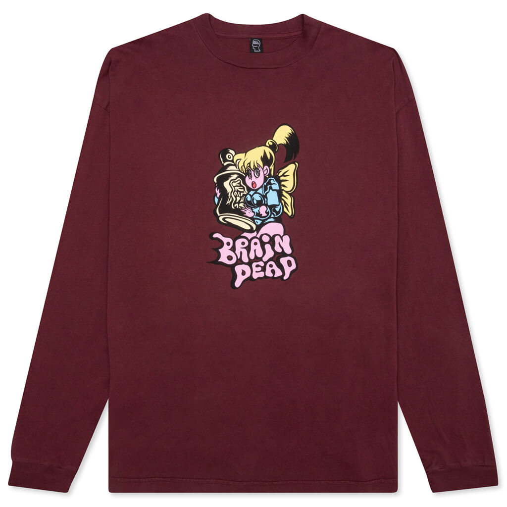 Bubblegum Shorty L/S - Maroon