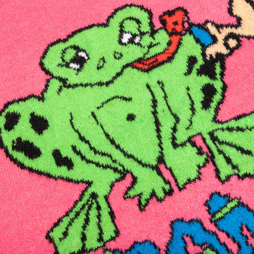 Buddies Sweater - Fuchsia