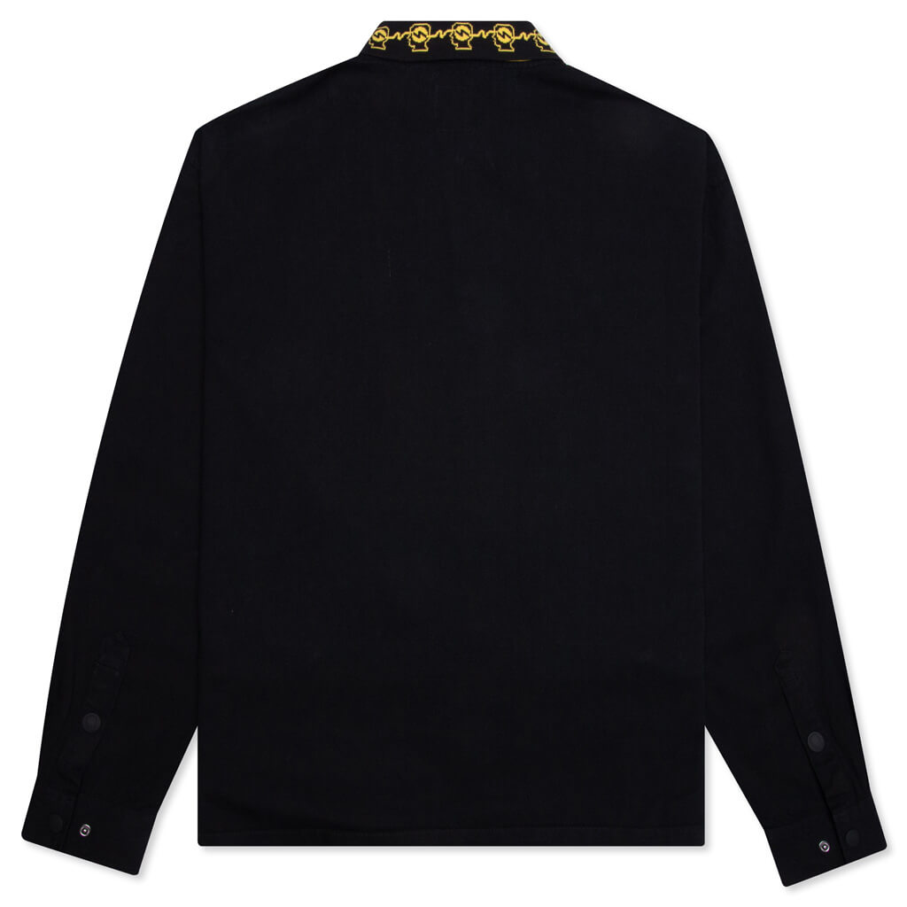 Cow Cabana Shirt - Black