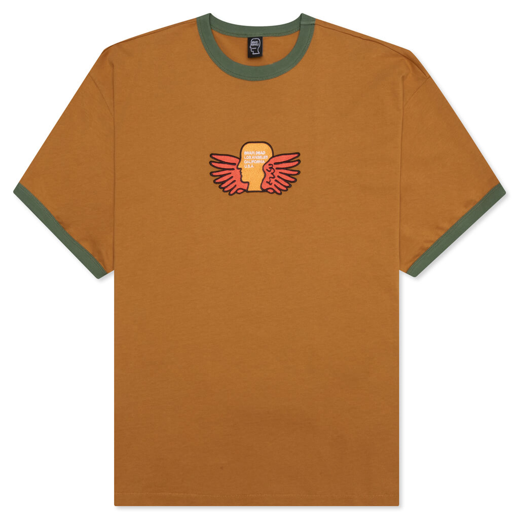 Flyers Ringer T-Shirt - Light Brown