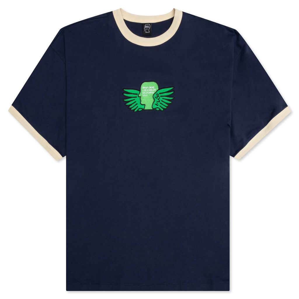 Flyers Ringer T-Shirt - Navy