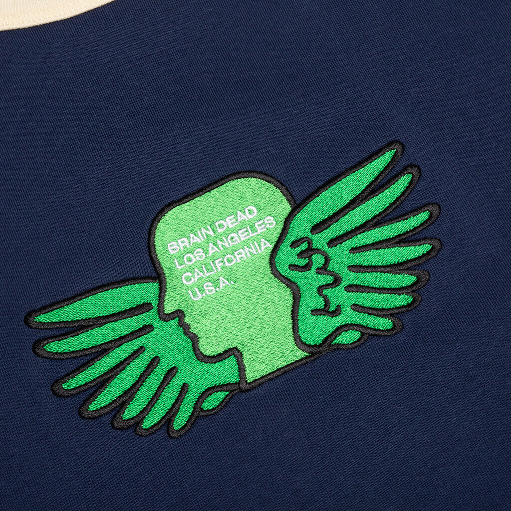 Flyers Ringer T-Shirt - Navy