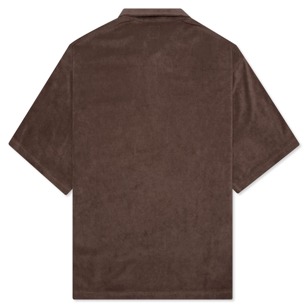 Half Zip Racing Shirt - Brown