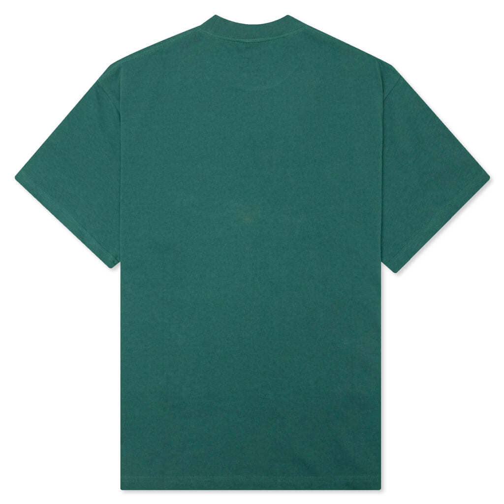 Heavyweight Jersey Mockneck Pocket Shirt - Green