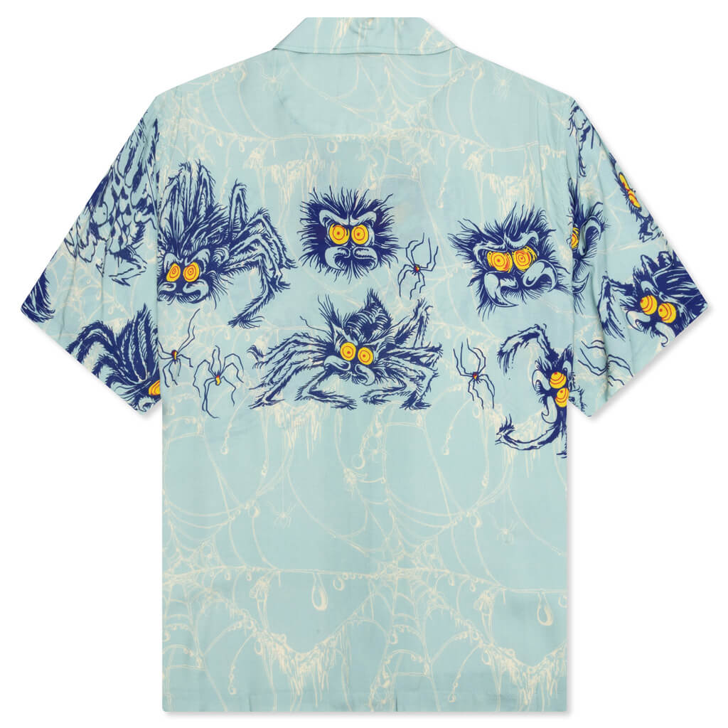 Horfee Spiders Rayon Shirt - Light Blue