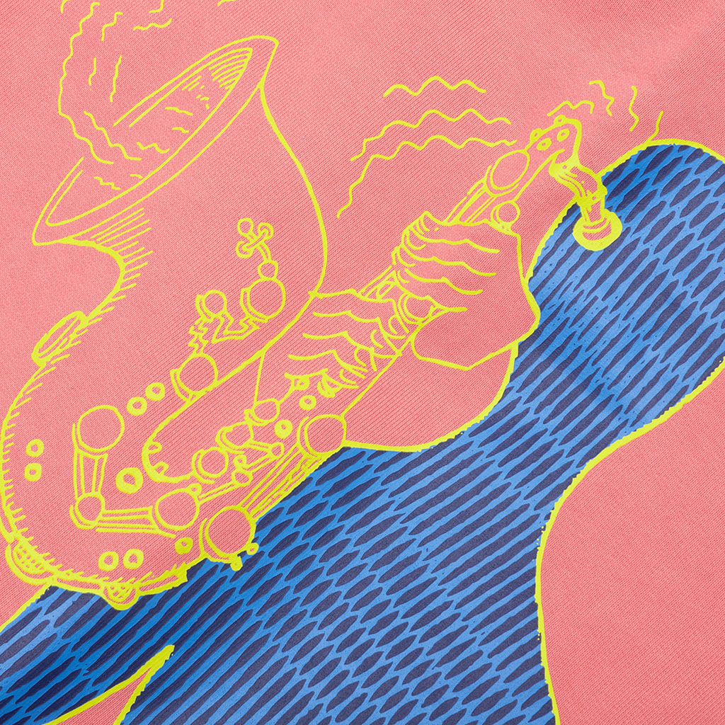 Jazz Flute Sweatpant - Coral
