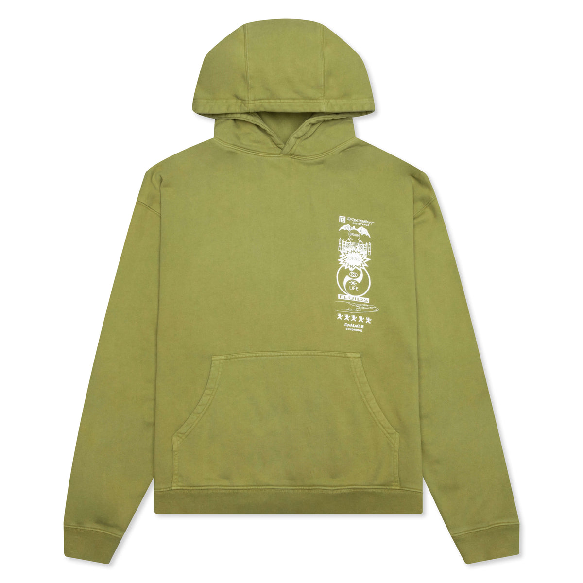 Life Fluids Hooded Sweatshirt - Olive
