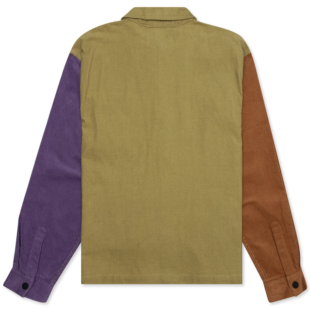 Lizards Wide Wale Zip Shirt - Multiple
