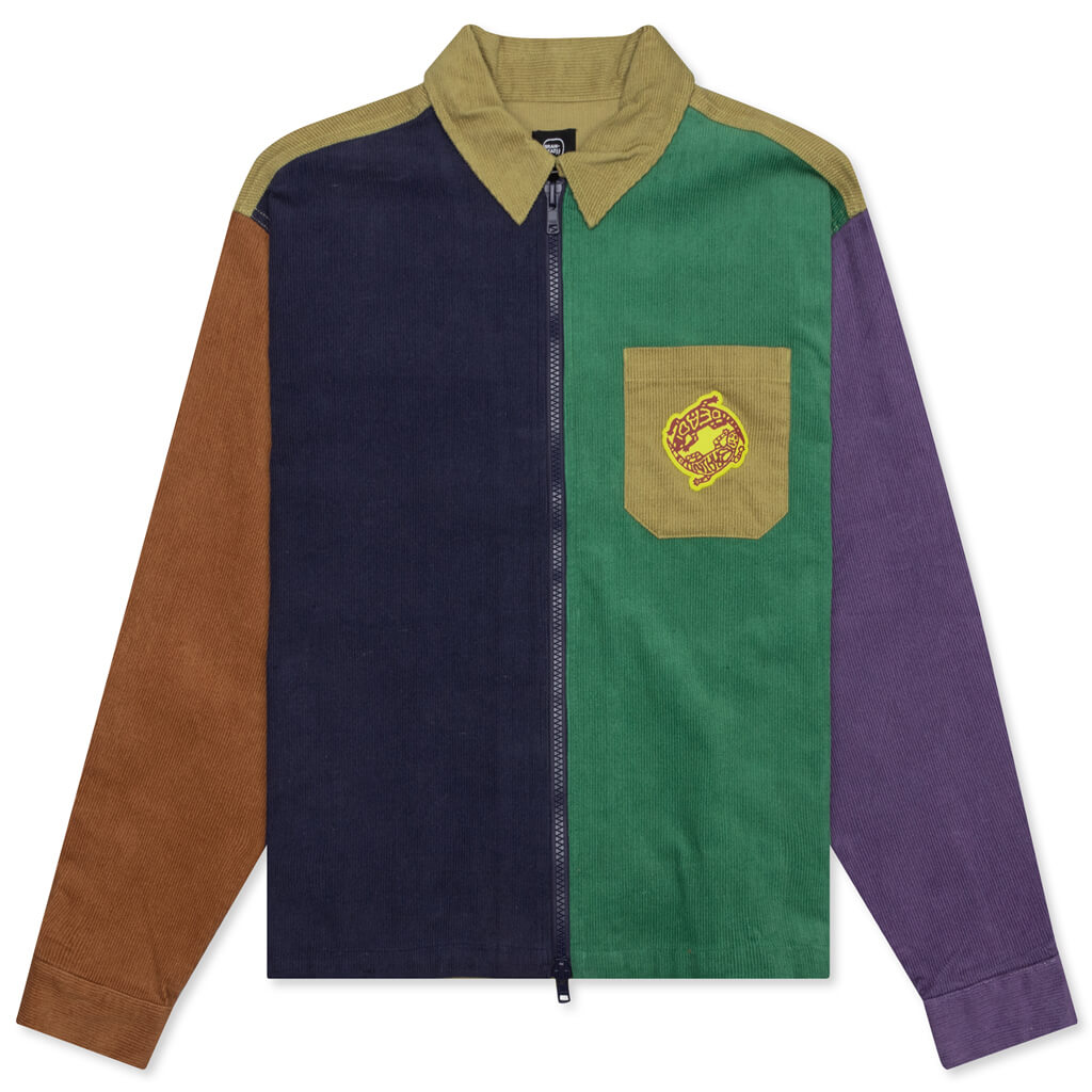 Lizards Wide Wale Zip Shirt - Multiple