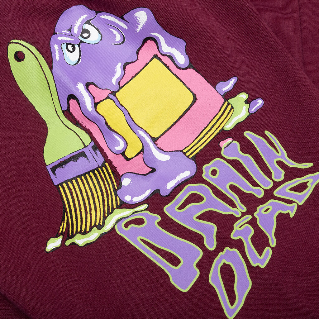 Paintman Sweatpant - Burgundy