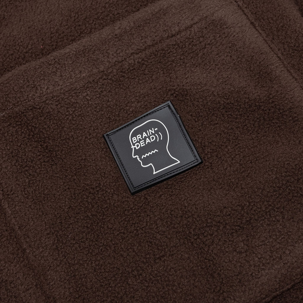 Polar Fleece Climber Shirt - Chocolate