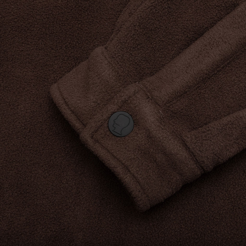 Polar Fleece Climber Shirt - Chocolate