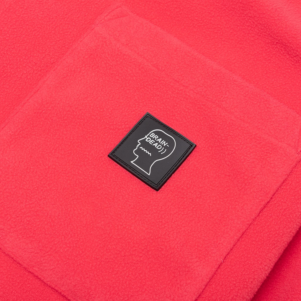 Polar Fleece Climber Shirt - Coral