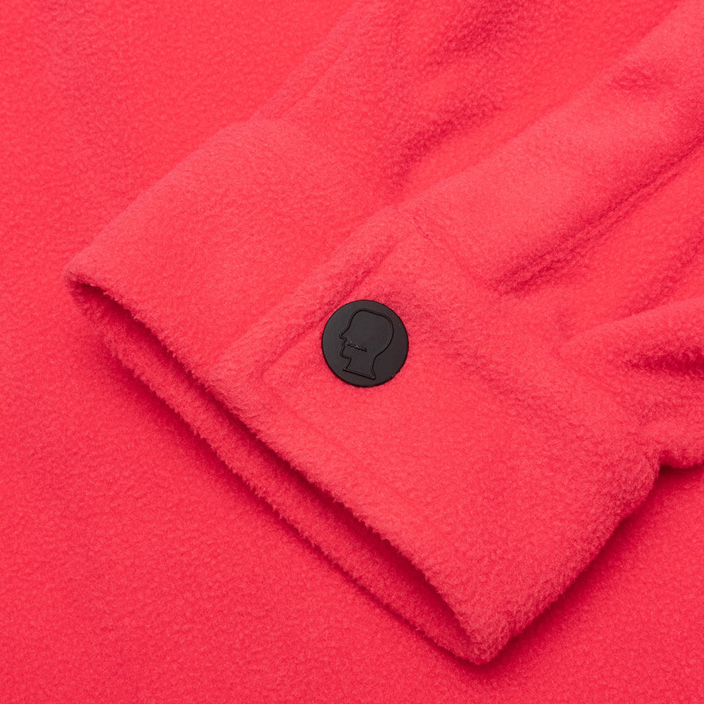 Polar Fleece Climber Shirt - Coral