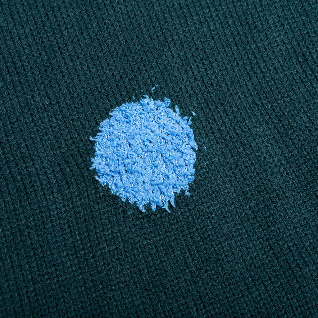 Polka Pile Crewneck Sweater - Mallard