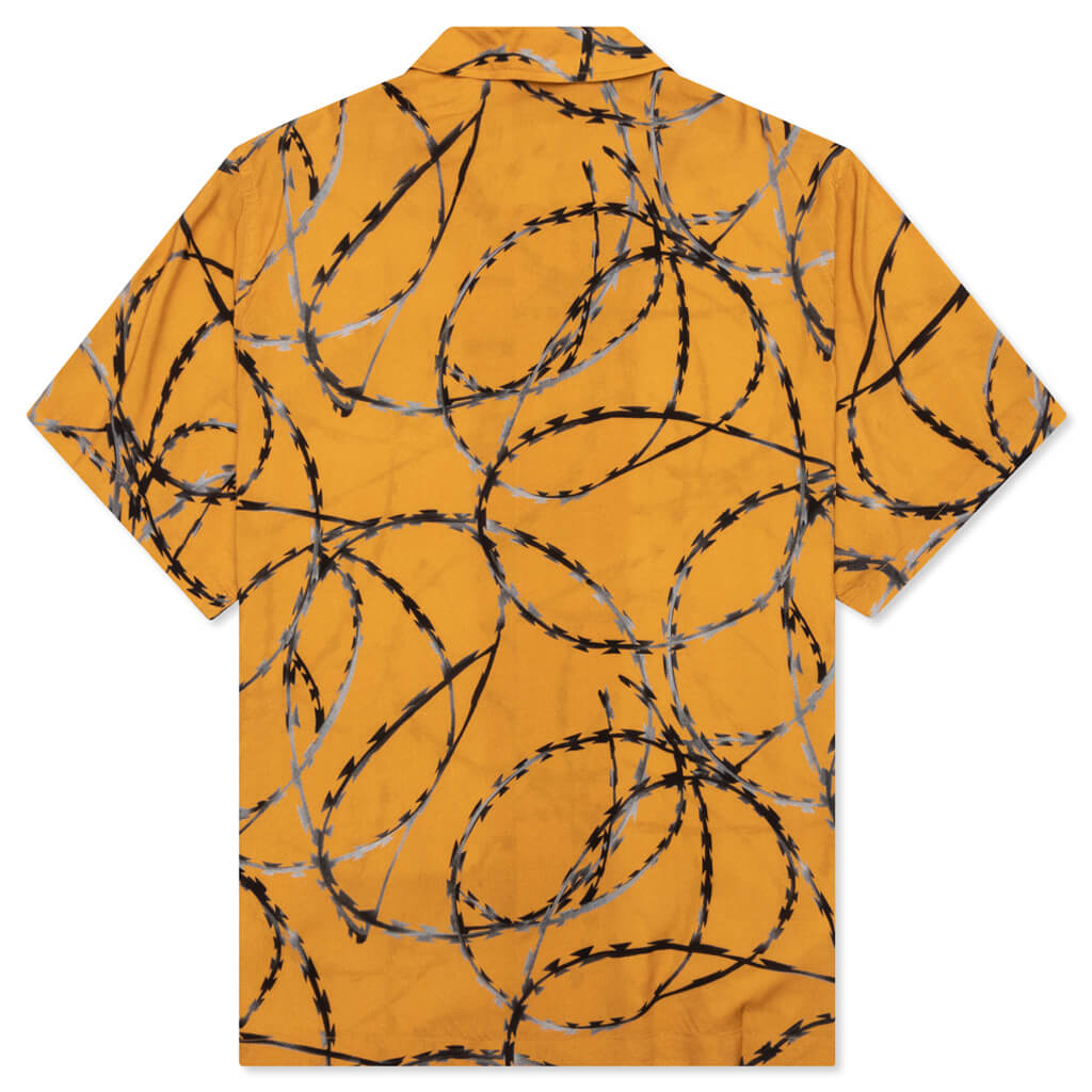 Razorwire Rayon Shirt - Orange