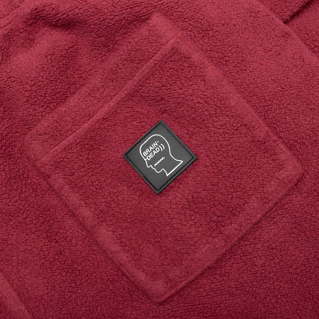 Reverse Fleece Sweatpant - Burgundy