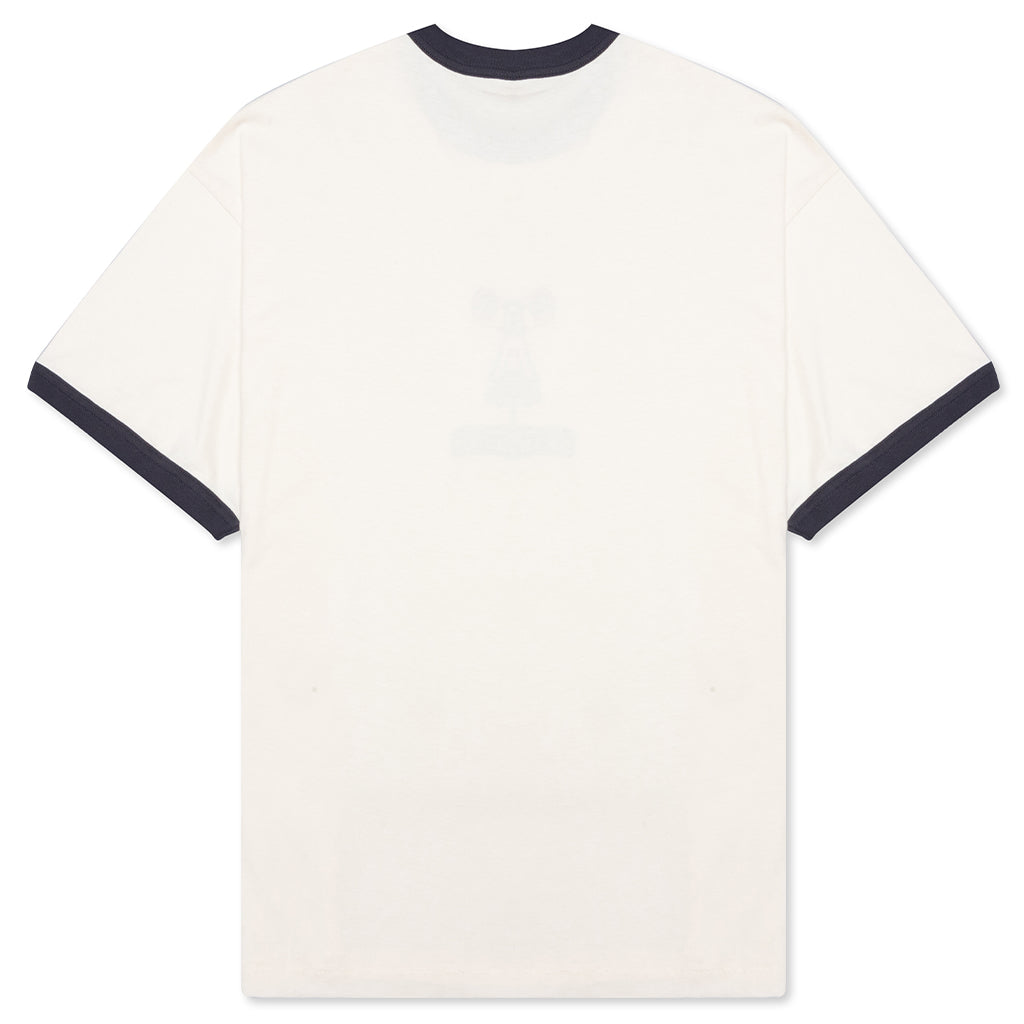 S/S Ringer Tee - White
