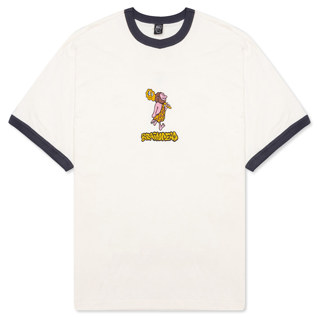 S/S Ringer Tee - White