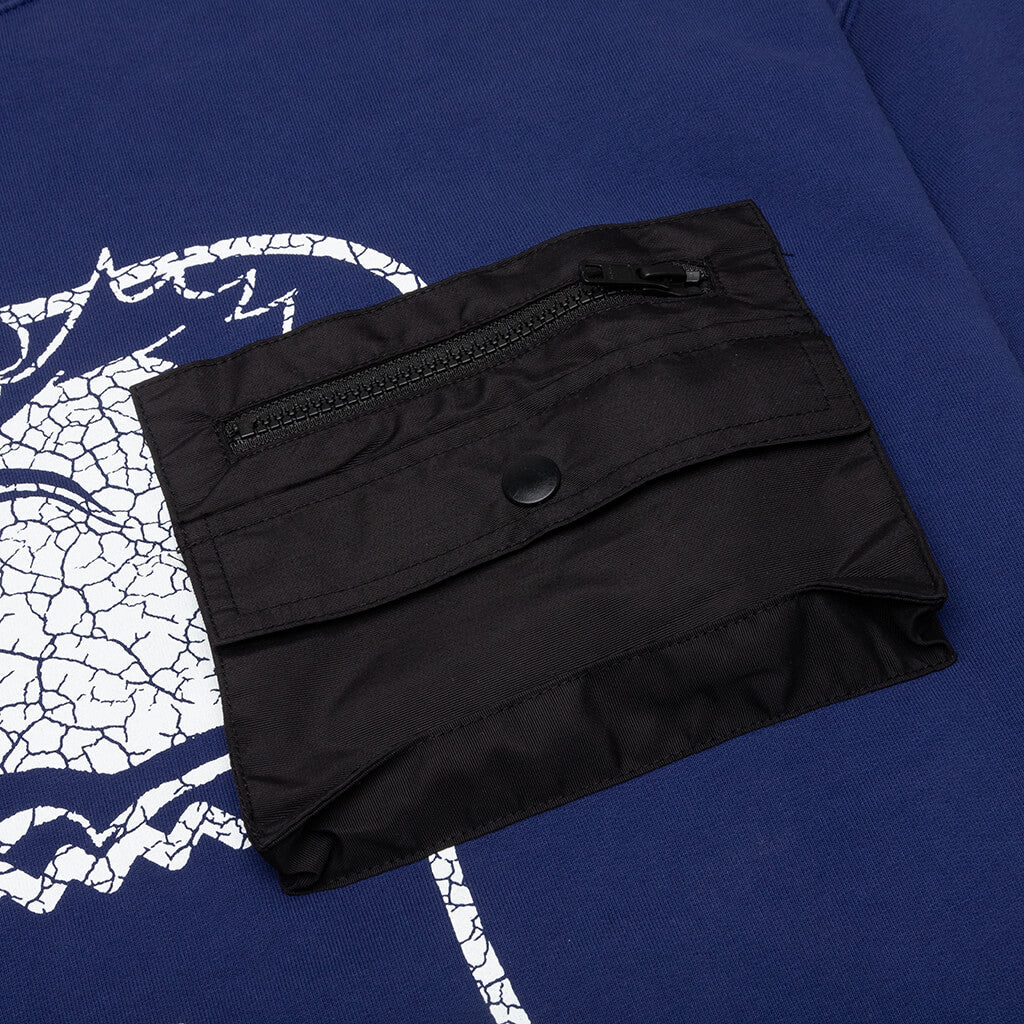 Saturated Voids Crewneck - Vintage Wash Blue