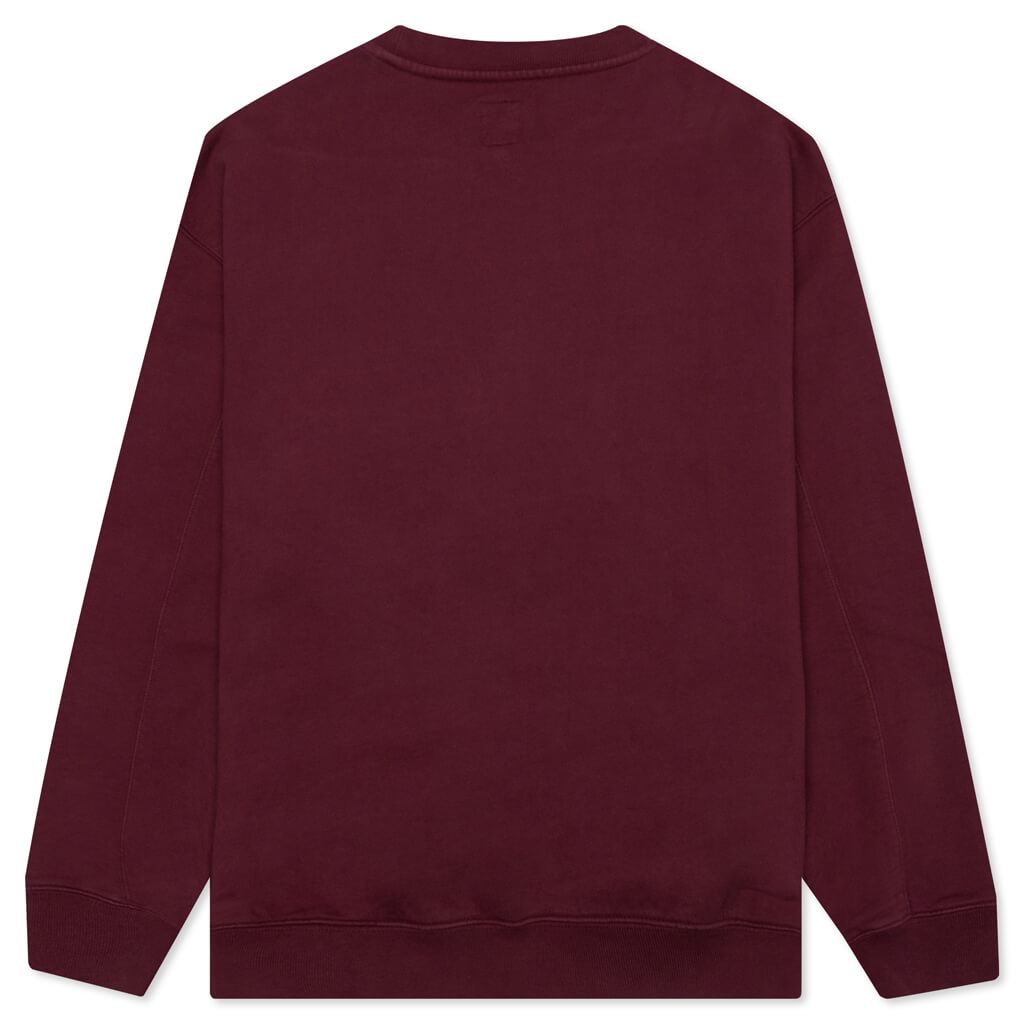 Saturated Voids Crewneck - Vintage Wash Burgundy