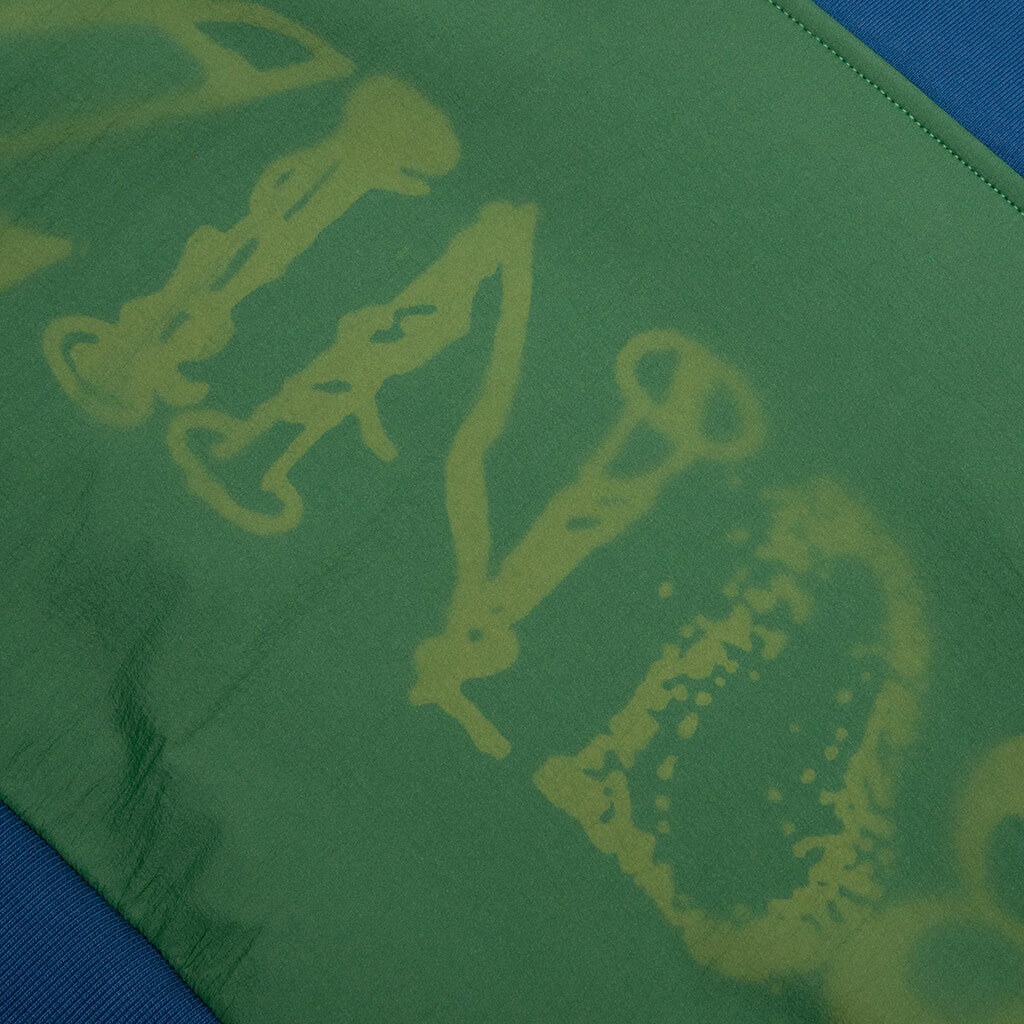 Sinister Screw Overlay Half Zip Fleece - Mallard Green