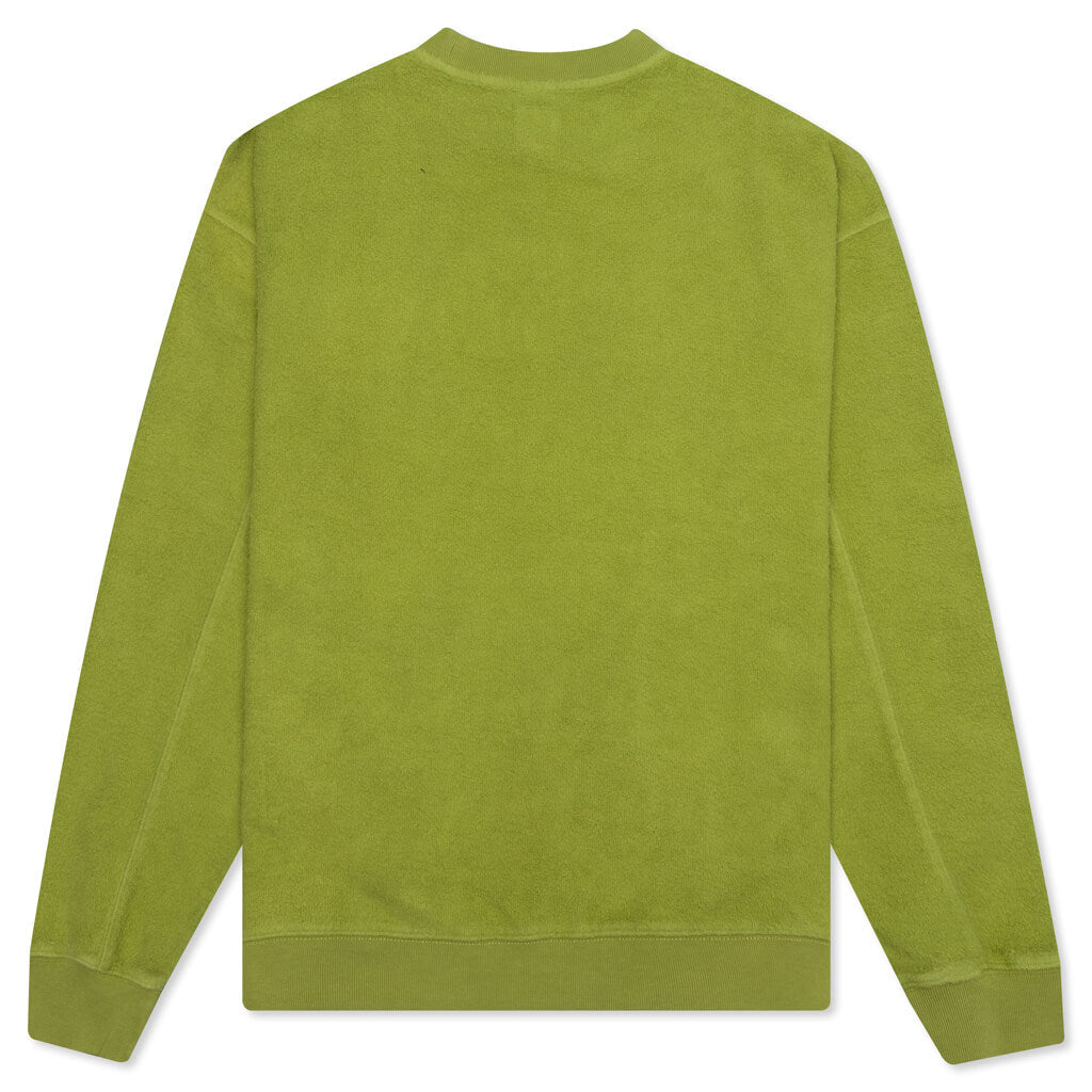 Slime Reverse Fleece Crewneck - Apple
