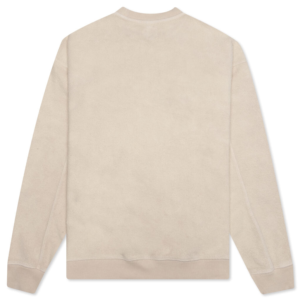 Slime Reverse Fleece Crewneck - Natural