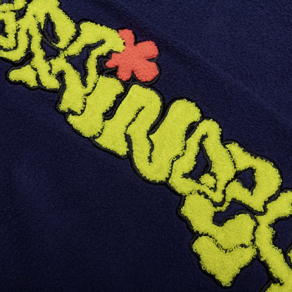 Slime Reverse Fleece Sweatpant - Navy