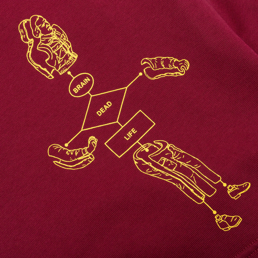 Tutorials Heavyweight Jersey Short - Burgundy