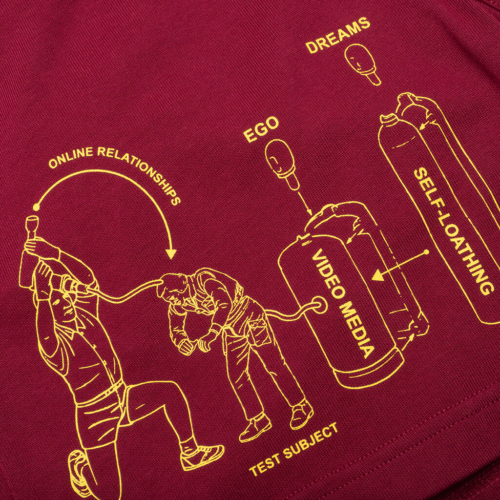 Tutorials Heavyweight Jersey Short - Burgundy