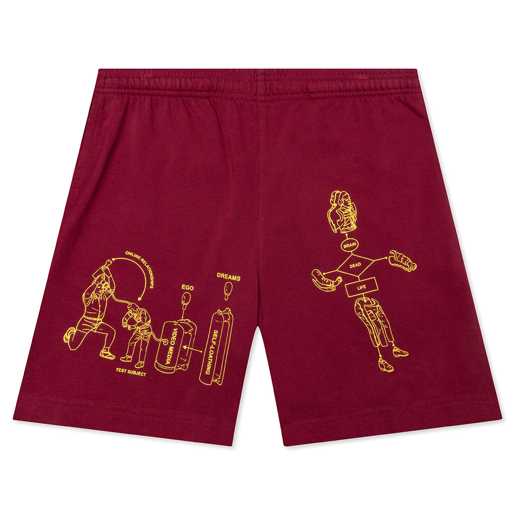 Tutorials Heavyweight Jersey Short - Burgundy