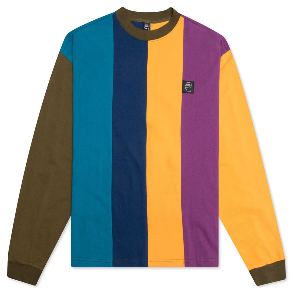 Vet Paneled L/S Mock Neck - Olive