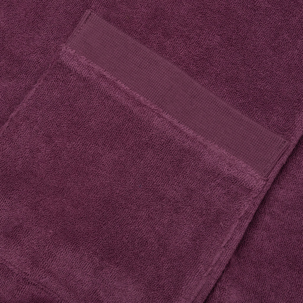 Wing It Half Zip Terry Polo - Burgundy