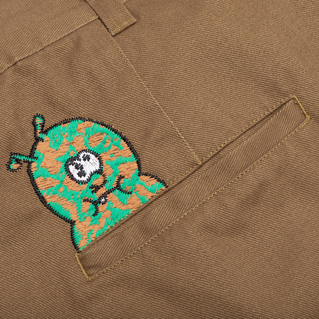 Worms Wide Leg Trouser - Brown