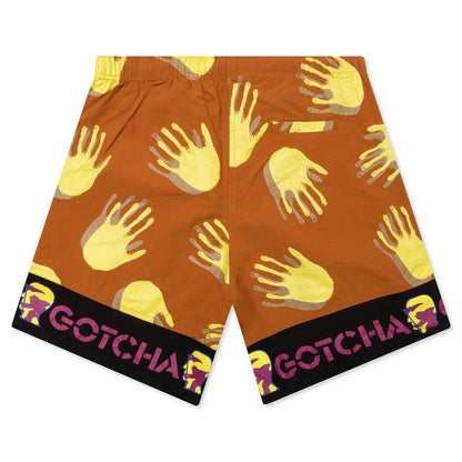 Brain Dead x Gotcha Hands Paneled Trunk - Rust