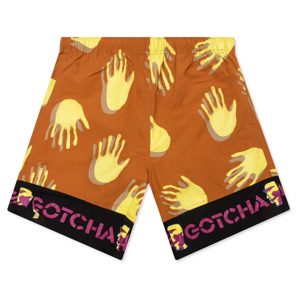 Brain Dead x Gotcha Hands Paneled Trunk - Rust